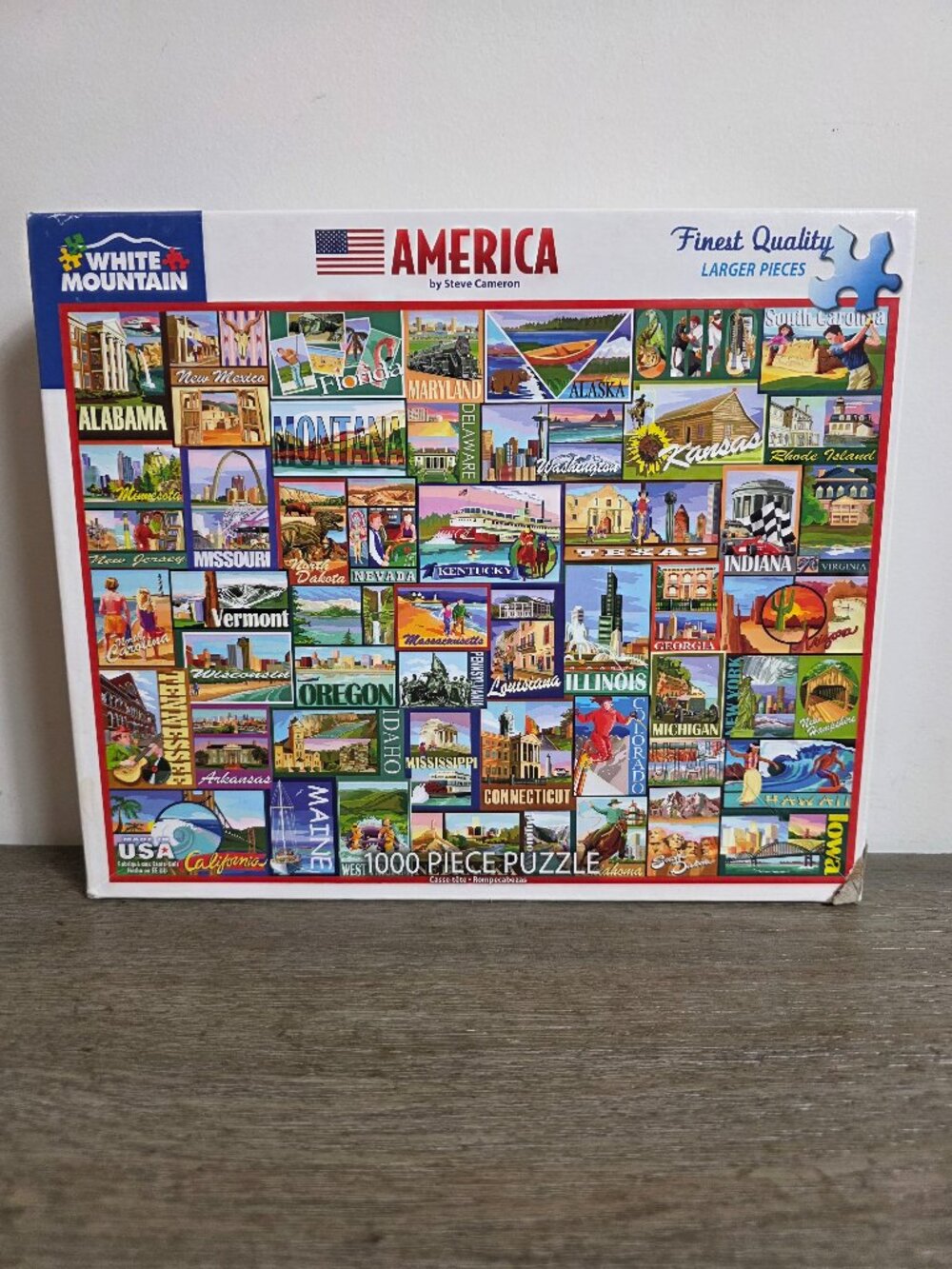 America - 1000 Piece Jigsaw Puzzle by White Mountain